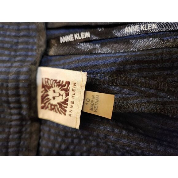 Ann klein size 10 professional pants blue - Picture 7 of 9